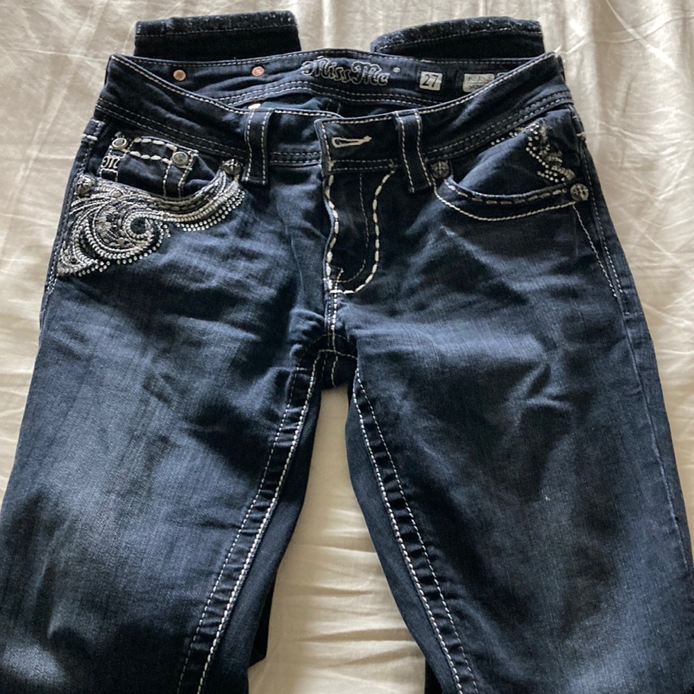 Miss me black size 27 skinny jeans